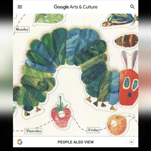 The Very Hungry Caterpillar Puzzle Original Vintage by Eric Carle NWT - Picture 3 of 4